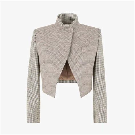 fendi jacke beige|Beige wool Go.